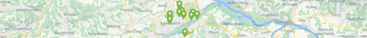 Kartenansicht für Apotheken-Notdienste in der Nähe von Neue Heimat (Linz  (Stadt), Oberösterreich)